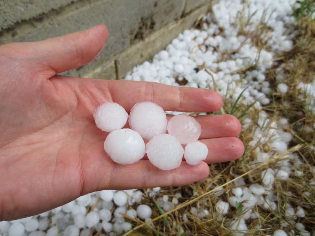 Hail damage calgary